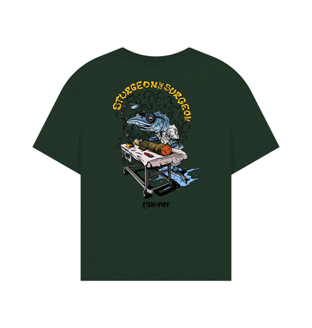 STURGEON THE SURGEON - Women's Oversized T Black Box Logo