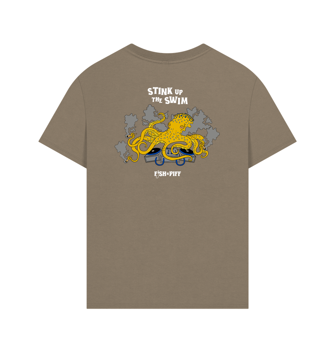 STINK UP THE SWIM - Men's Oversize T White Box Logo