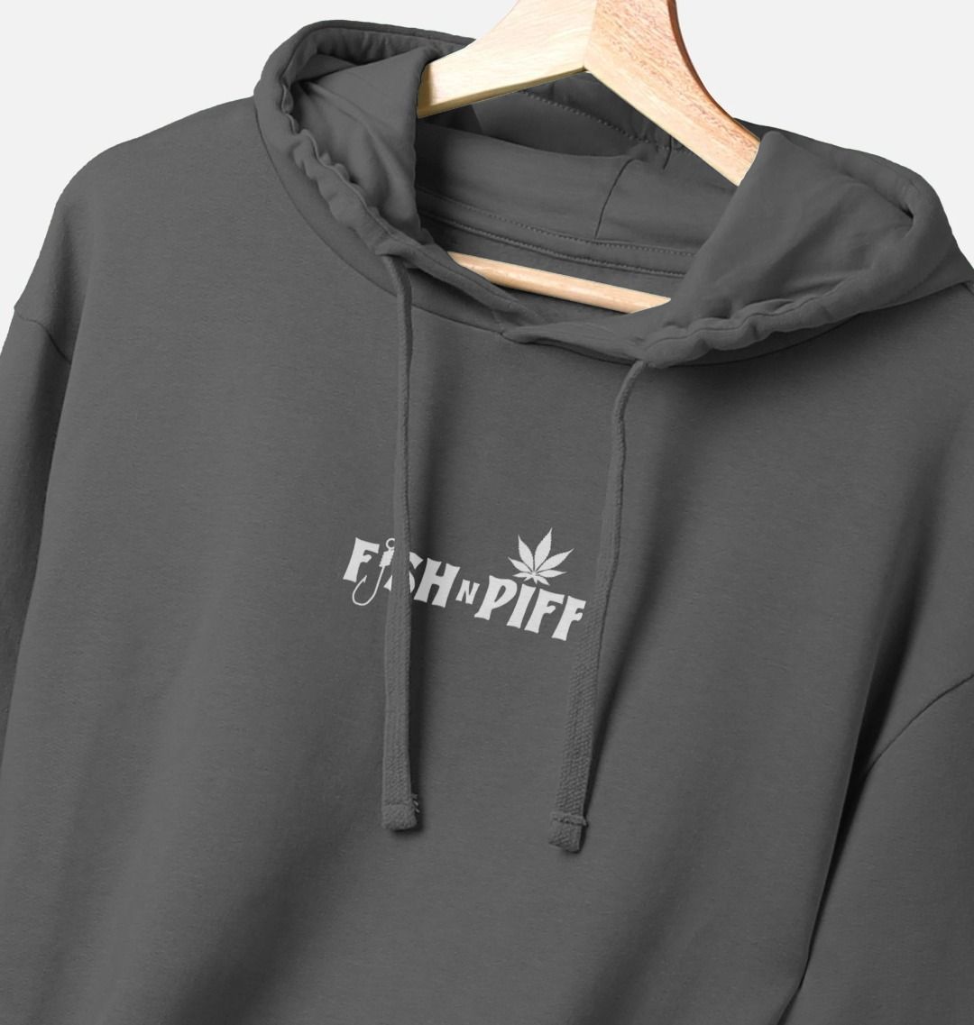 HEMP LEAF - Unisex Hoody White Box Logo