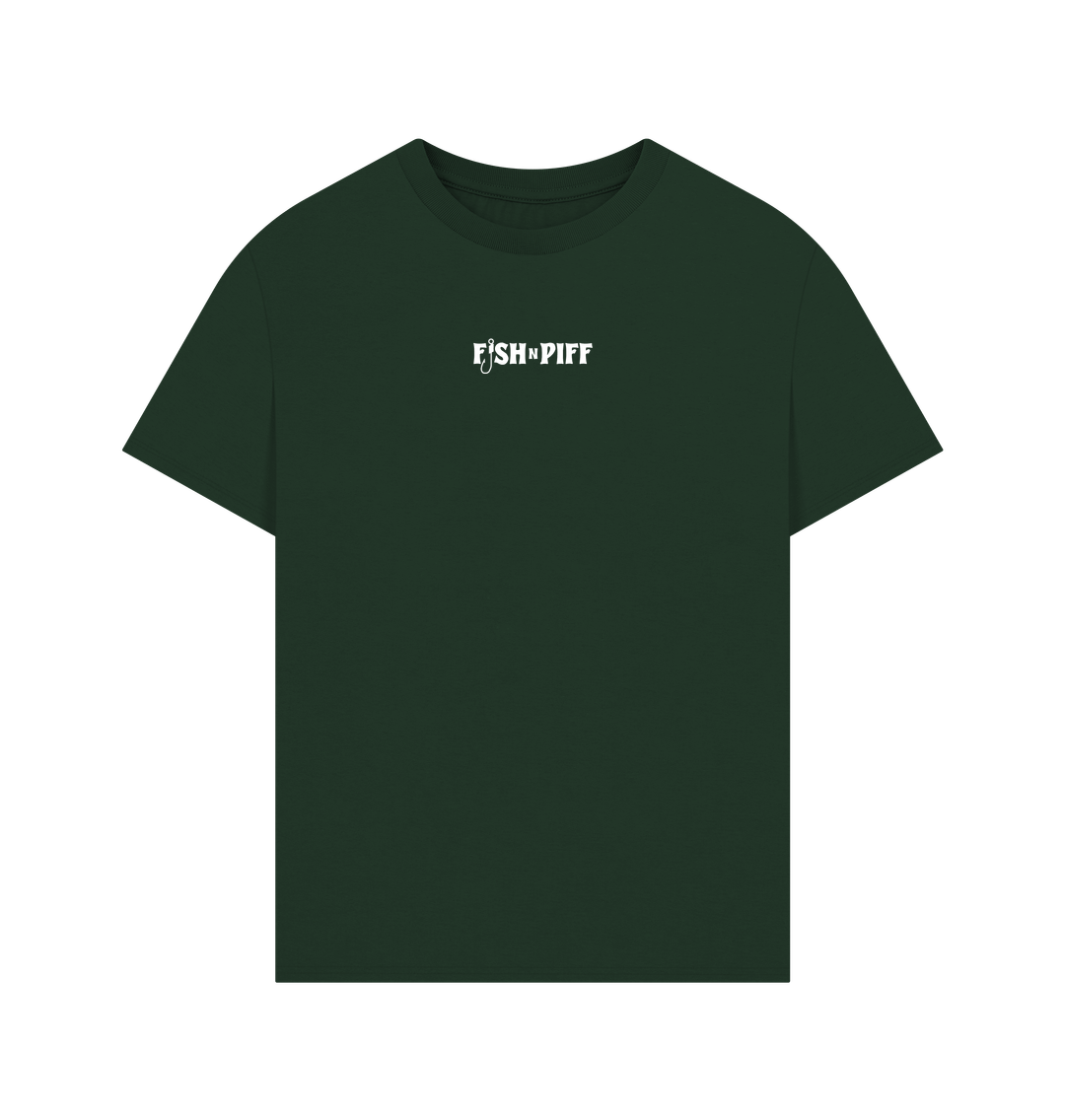 Evergreen FISHNPIFF WHITE BOX LOGO - MENS OVERSIZE T