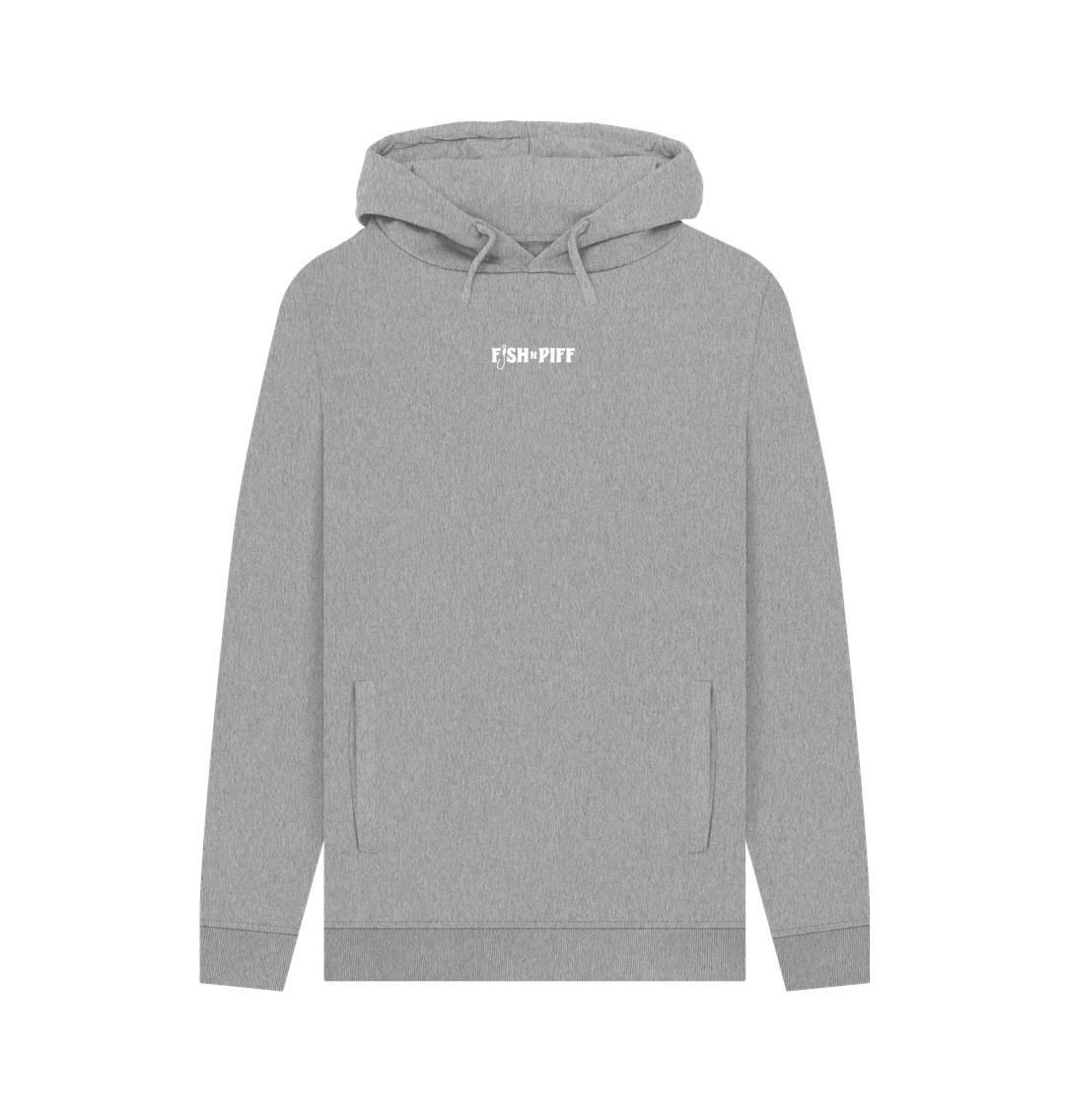 Light Heather BITE CLUB HOODIES - WHITE BOX LOGO