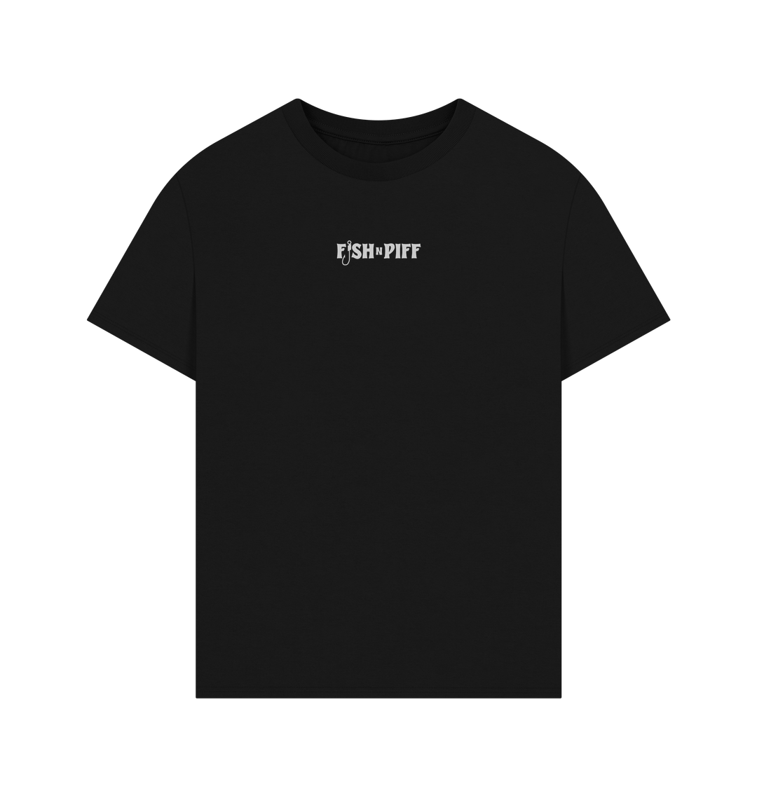 Black CARPE DIEM - GREY BOX LOGO - MENS OVERSIZE T