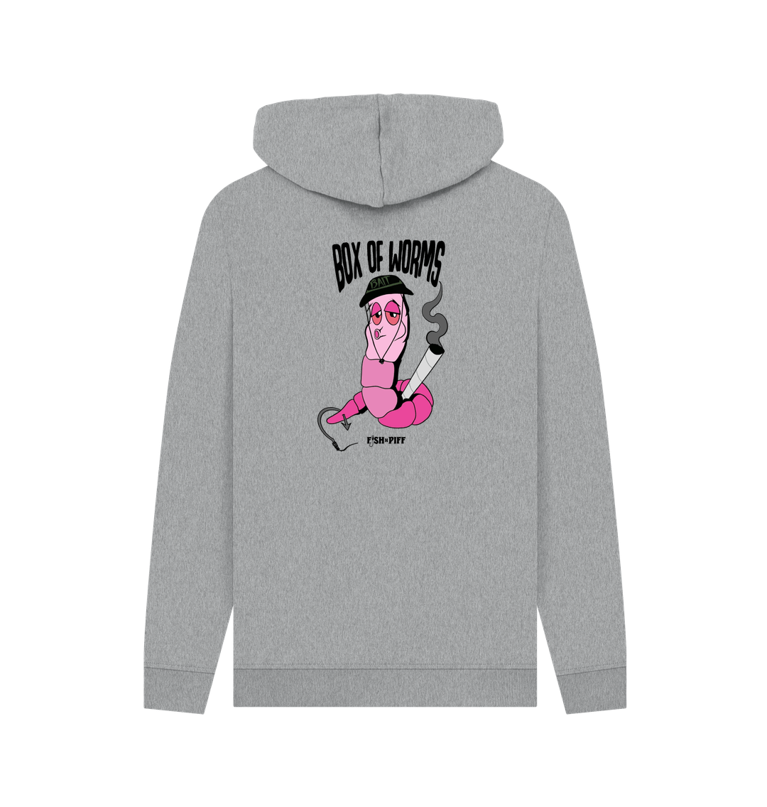 BOX OF WORMS HOODIES - BLACK FISHNPIFF LOGO