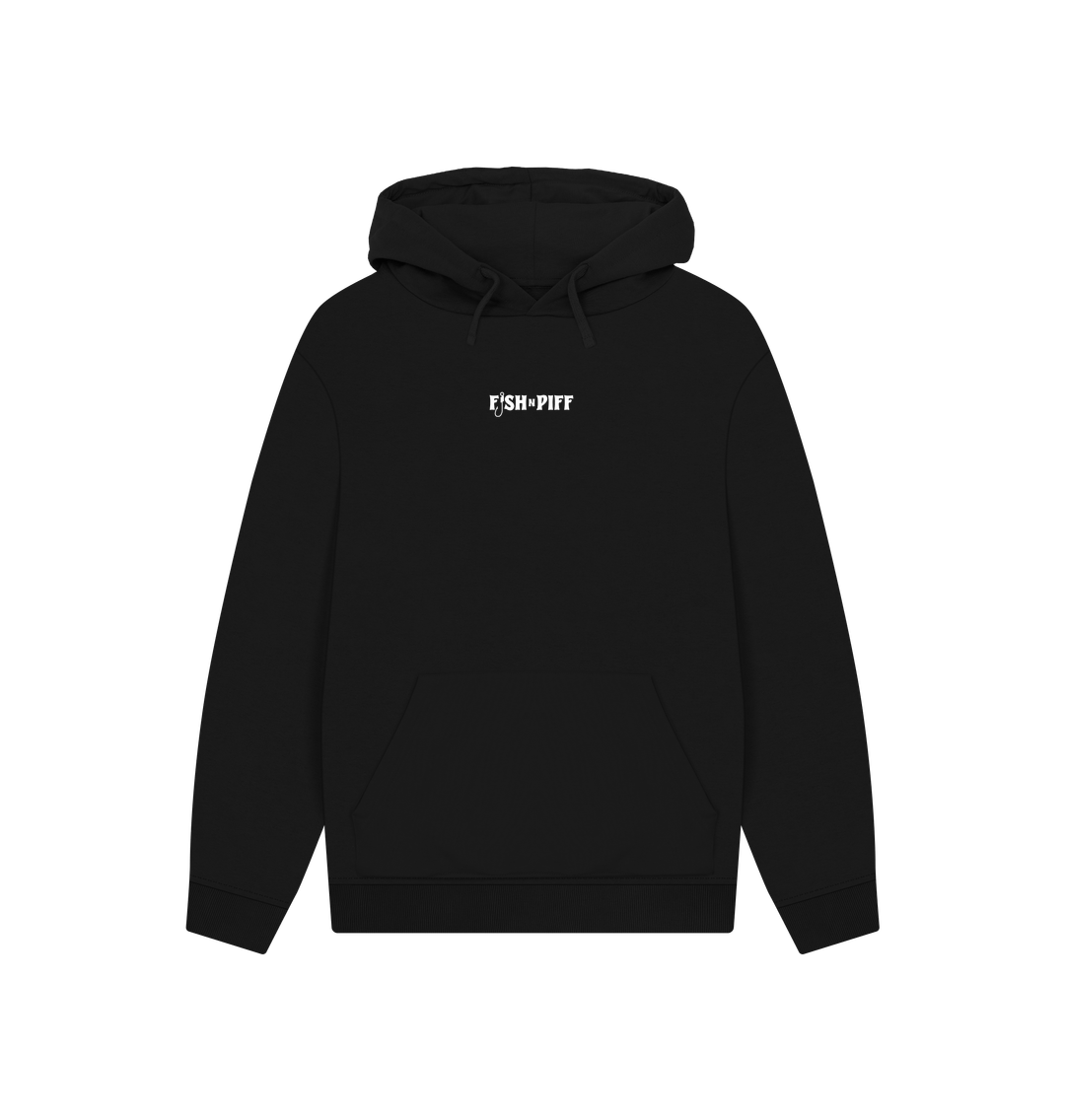 Black Printed Hoody