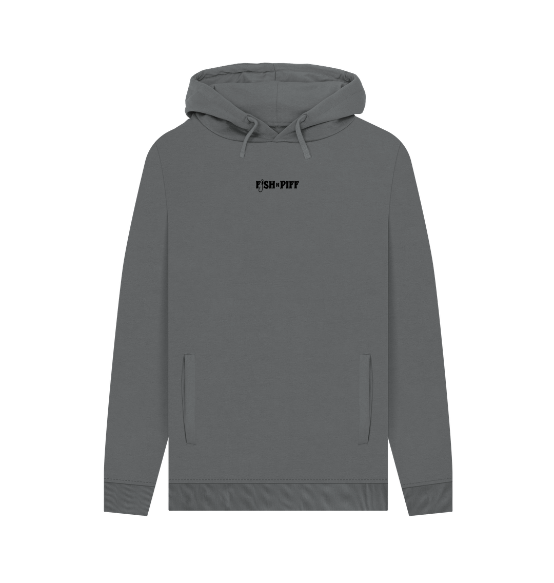 Slate Grey BITE CLUB HOODIES - BLACK BOX LOGO