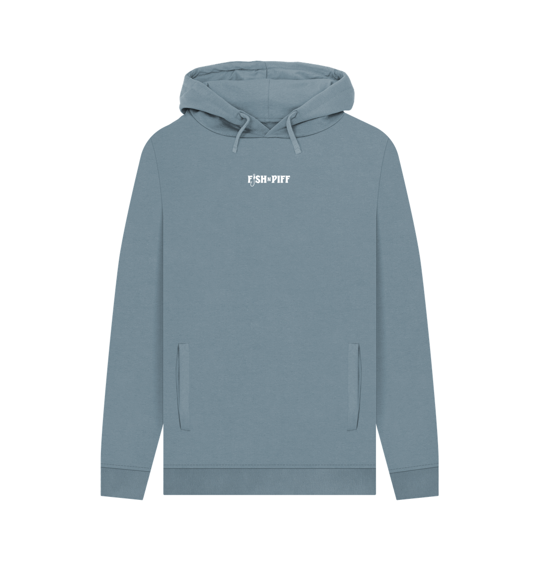 Stone Blue STINK UP THE SWIM HOODIES - WHITE BOX LOGO