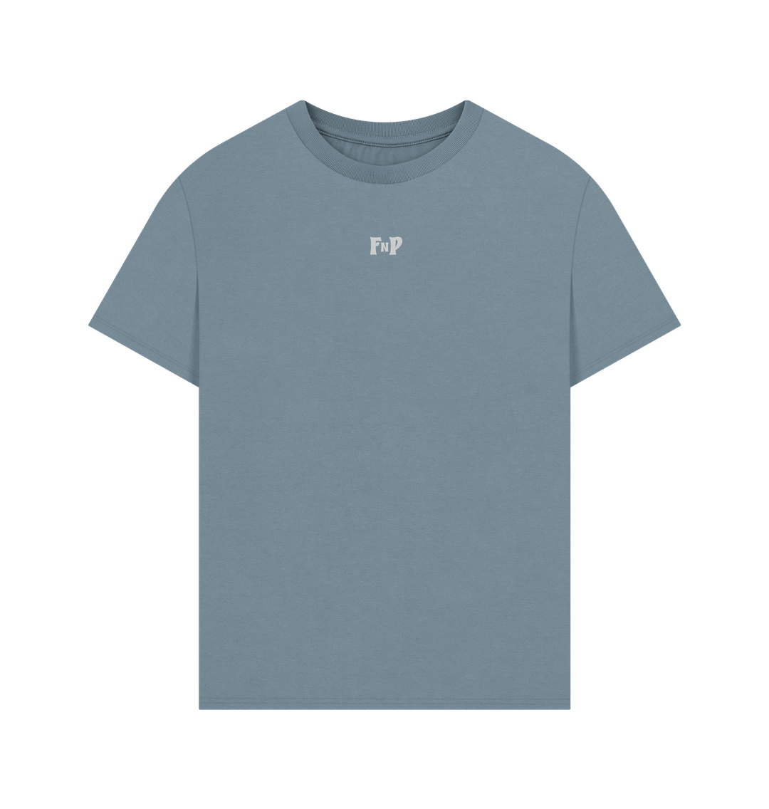 Stone Blue FNP SEA SNAKE SPIRAL GREY - MENS OVERSIZE T