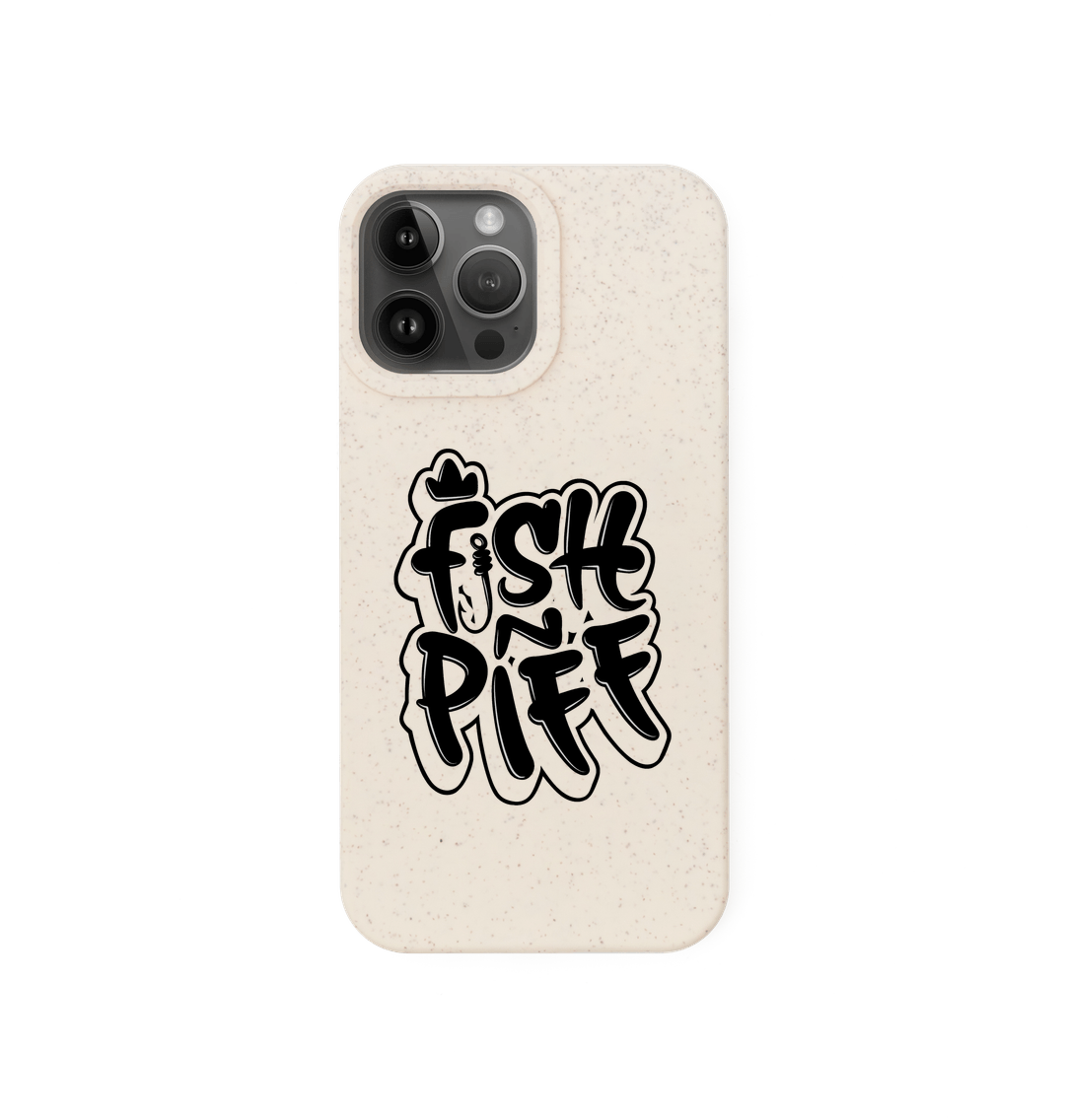 Natural FISHNPIFF GRAFFITI LOGO PHONE CASE