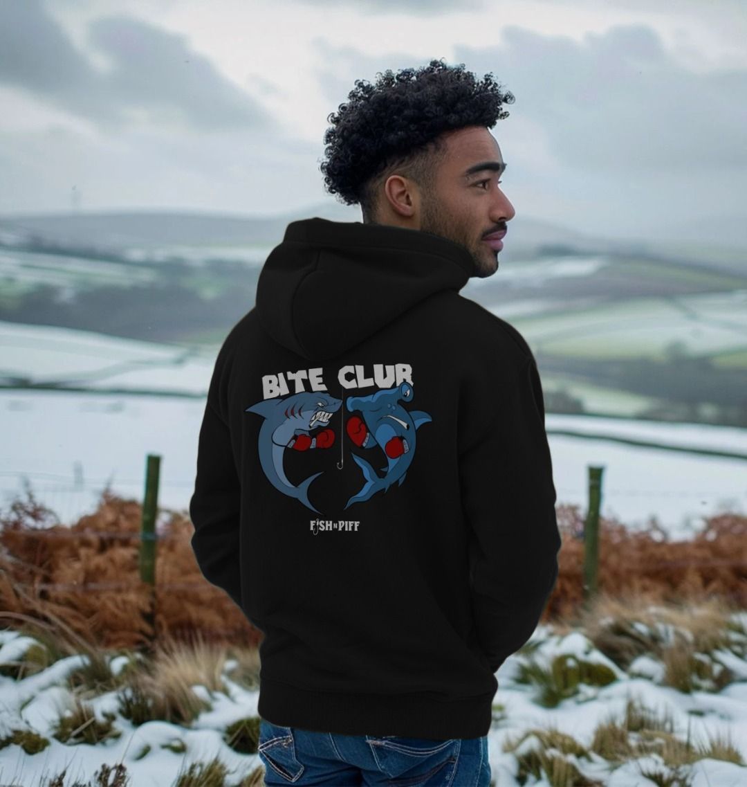 BITE CLUB- Unisex Hoody White Box Logo