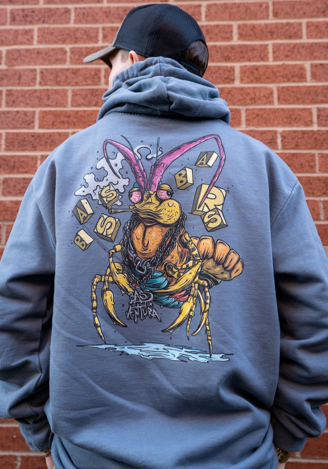 FISHNPIFF X BASS VENTURA LIMITED EDITION COLLAB - HOODIE