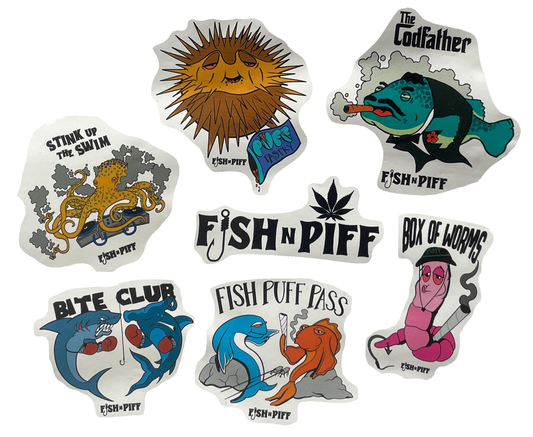 Fish N Piff Sticker Pack