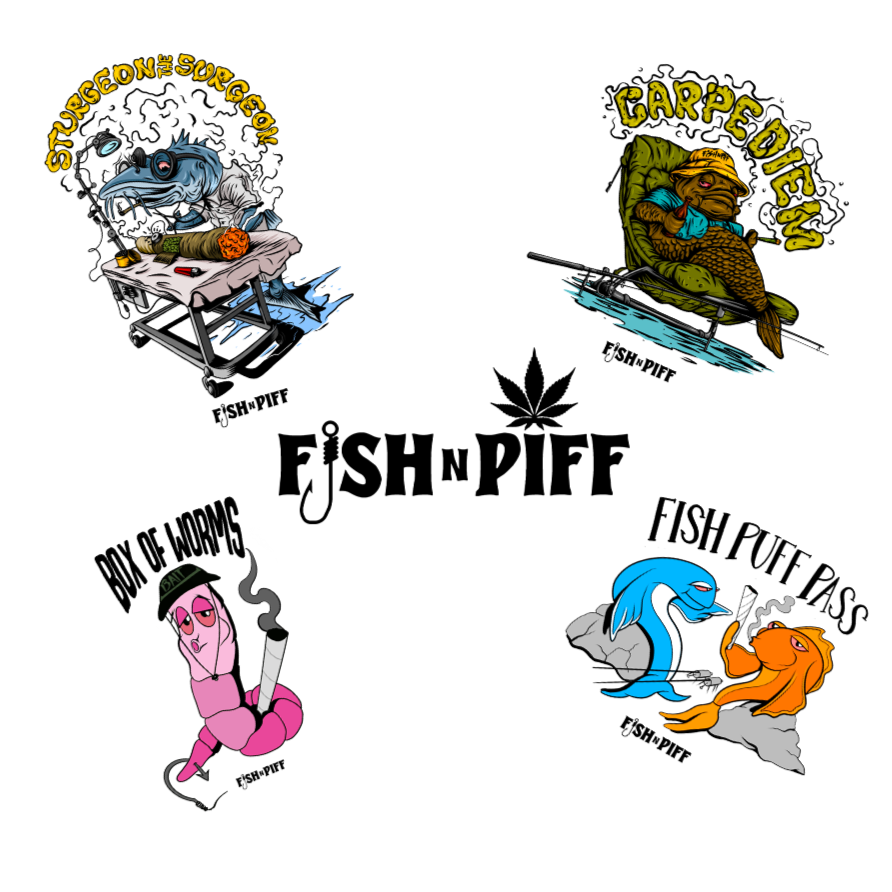 FISHNPIFF STICKER PACK (10)