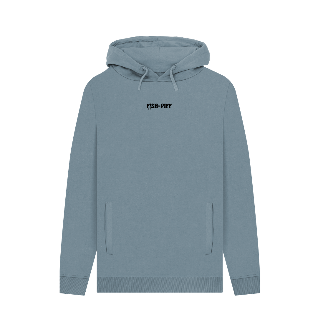 Stone Blue BITE CLUB HOODIES - BLACK BOX LOGO