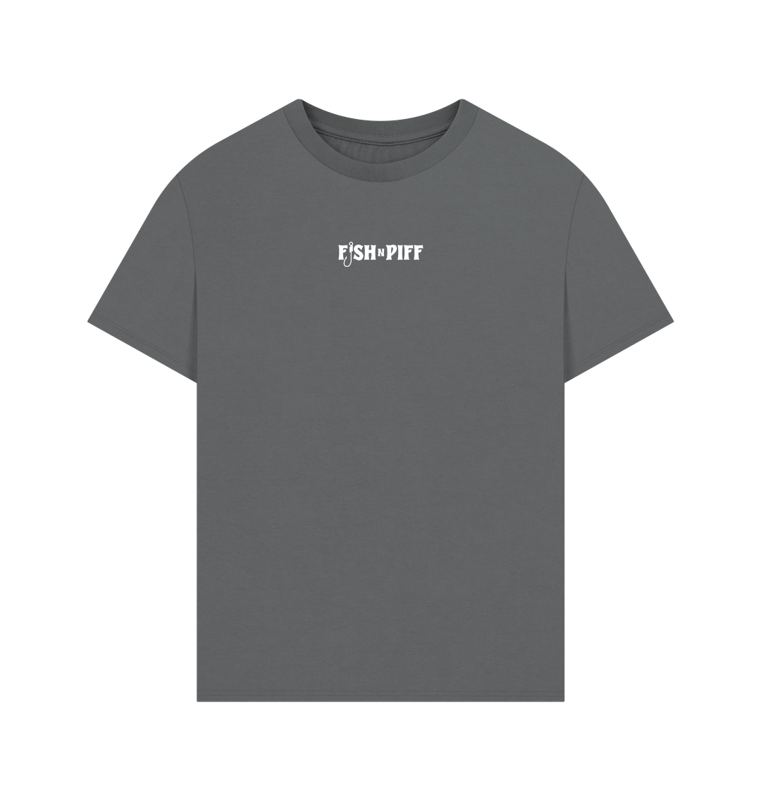 Slate Grey BOX OF WORMS WHITE BOX LOGO - MENS OVERSIZE T