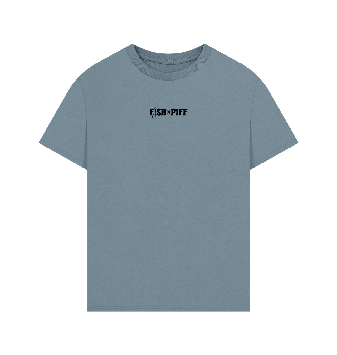 Stone Blue THE CODFATHER BLACK BOX LOGO - MENS OVERSIZE T