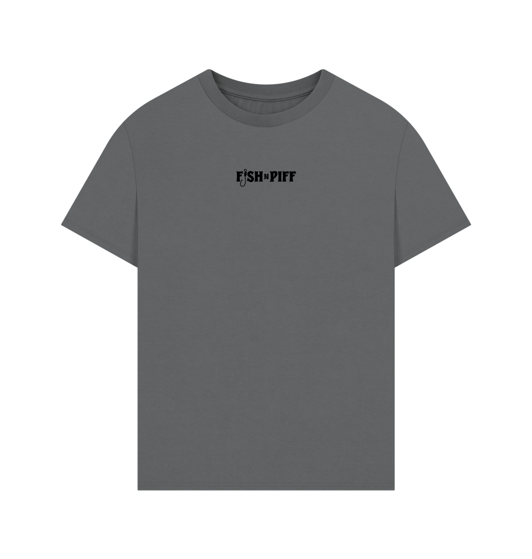 Slate Grey PUFF PASTRY BLACK BOX LOGO - MENS OVERSIZE T