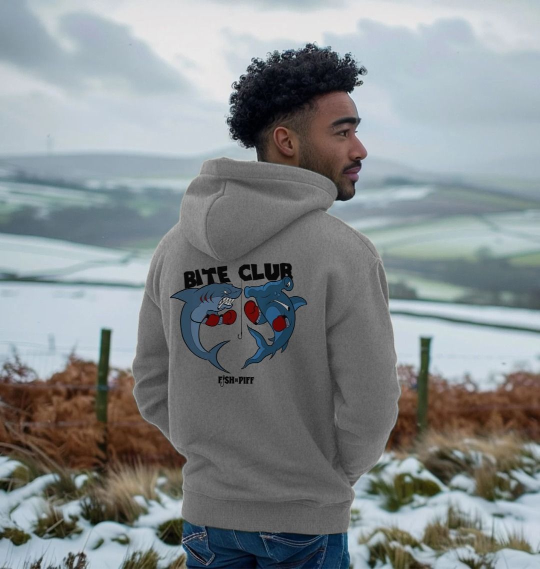 BITE CLUB- Unisex Hoody Black Box Logo