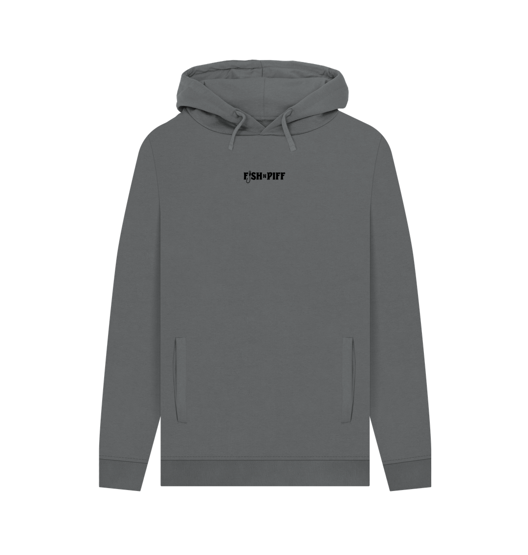 Slate Grey THE CODFATHER HOODIES - BLACK BOX LOGO