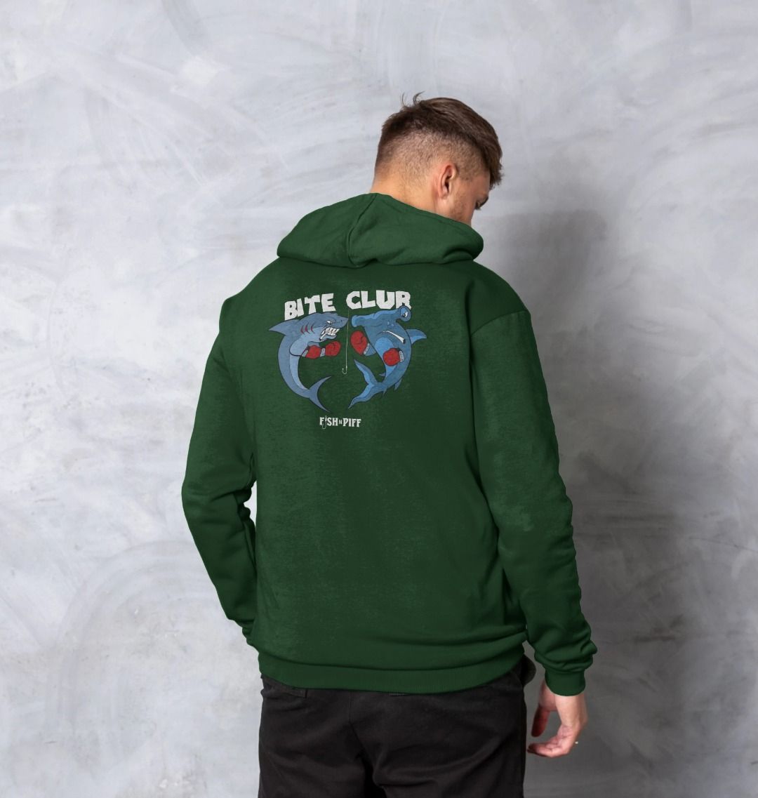 BITE CLUB- Unisex Hoody White Box Logo