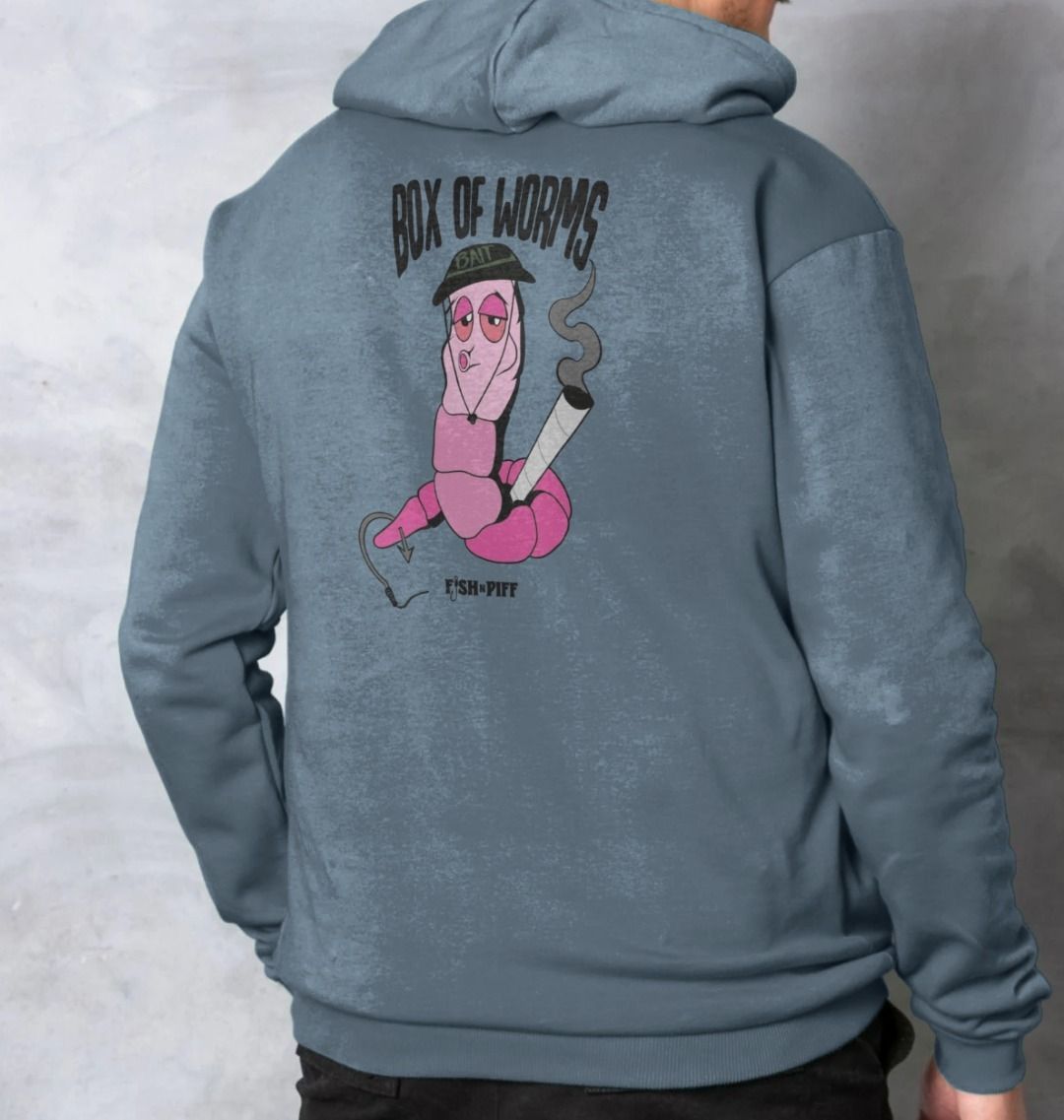 BOX OF WORMS - Unisex Hoody Black Box Logo