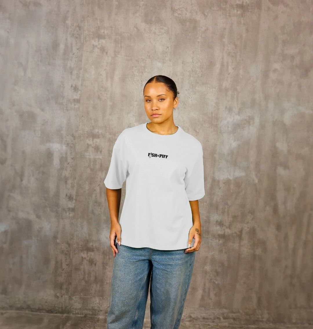 BOX OF WORMS BLACK BOX LOGO - WOMENS OVERSIZE T