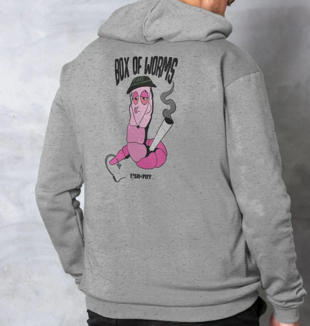 BOX OF WORMS - Unisex Hoody Black Box Logo