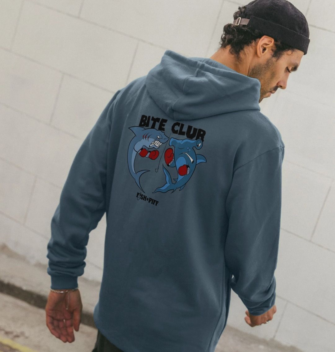 BITE CLUB- Unisex Hoody Black Box Logo