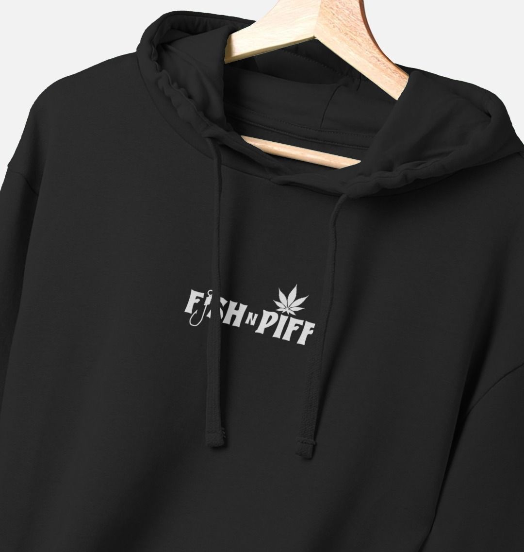 HEMP LEAF - Unisex Hoody White Box Logo