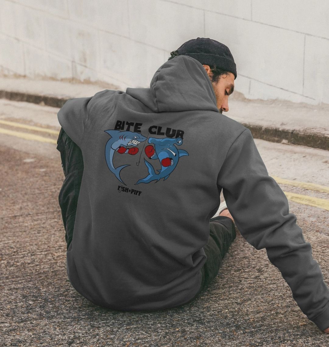 BITE CLUB- Unisex Hoody Black Box Logo